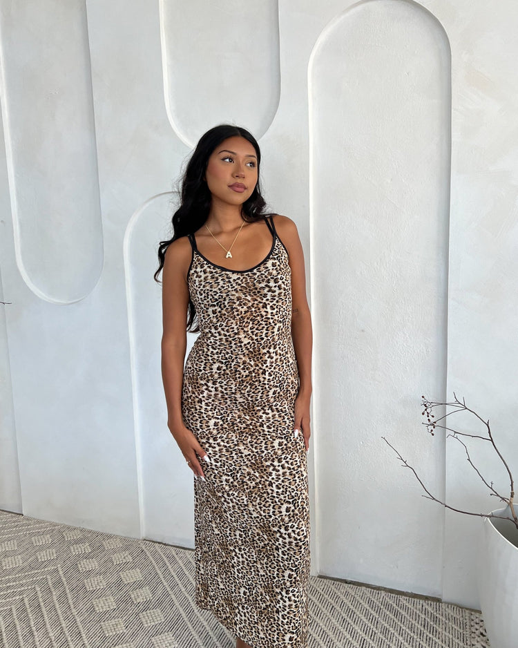 Main Stage Leopard Maxi Dress - Marmol Boutique