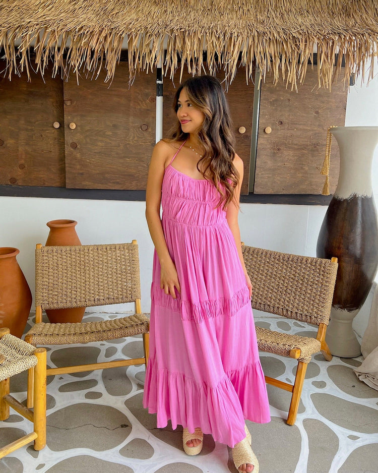 Strawberry Fields Maxi Dress - Marmol Boutique