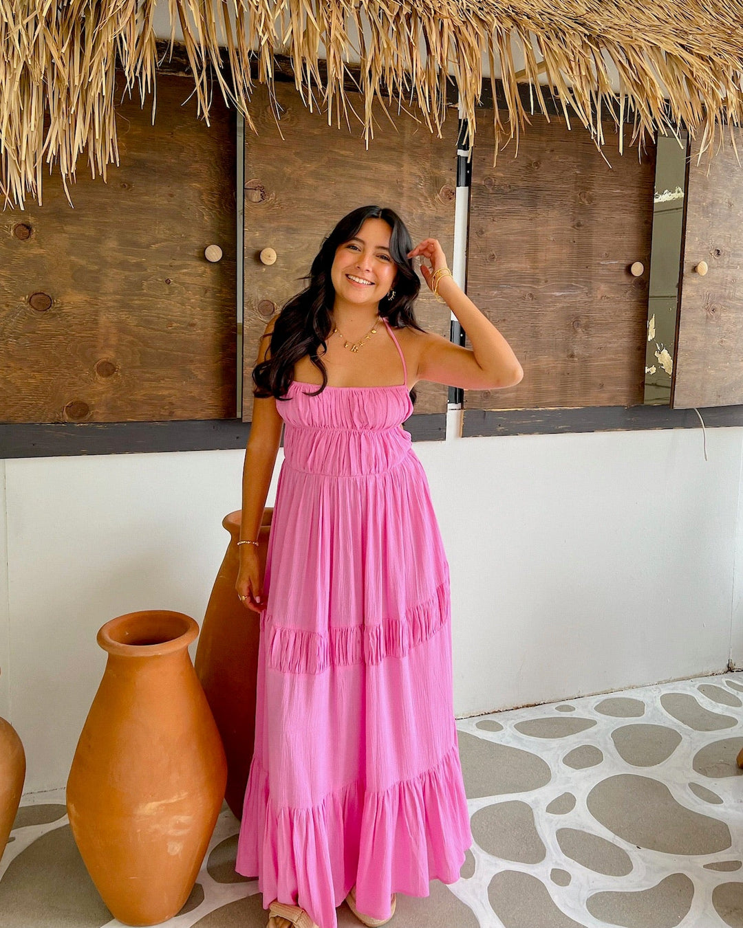 Strawberry Fields Maxi Dress - Marmol Boutique